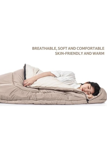 Naturehike Ps400 Oval Ultralight Uyku Tulumu -12 C Cloudy Grey Cloudy Grey - Right Gri