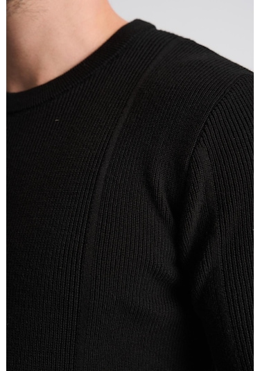 Alexandergardı Dokulu Siyah Triko Kazak Et-3633-t Siyah