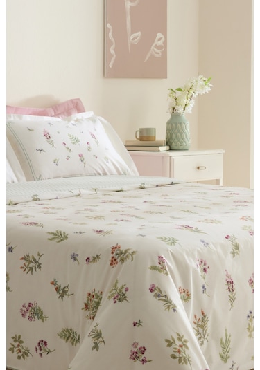 Karaca Home Le Mans %100 Pamuk Çift Kişilik Nevresim Takımı Pembe Pembe