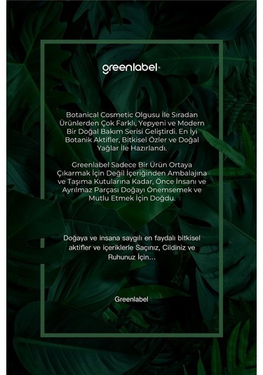 Greenlabel Gül Yağı Özlü Krem 30 ML