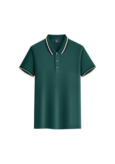 Polo Gömlek İş Kıyafetleri Özel Yazlık Kurumsal İş Kıyafetleri Kısa Kollu Koyu Yeşil