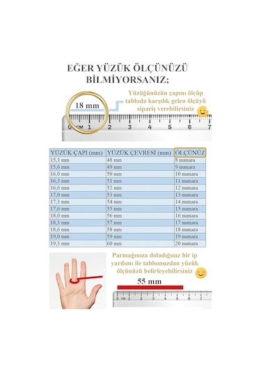 Lieza Kadın 925 Ayar Gümüş Beştaş Yüzük