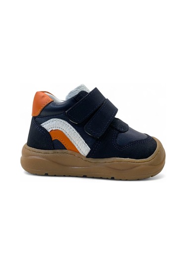 490 Bebek Deri İlk Adım Bot Lacivert