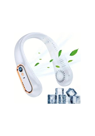 Taşınabilir Boyun Fan Asılı Hava Soğutucu Elektrikli Fanlar Bladeless Şarj Ed Ventilador Soğutma Fanları Boyun Vantilatör 56907333