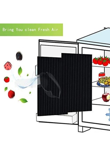 Gajeena Frigidaire Ve Electrolux 242047801, 242047804, 242061001 İçin Aktif Karbonlu Buzdolabı Hava Filtresi Değişim Seti 4 Adet
