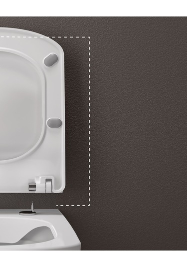 Creavit Elegant Duroplast Yavaş Kapanan Klozet Kapağı KC1103.01.0000E