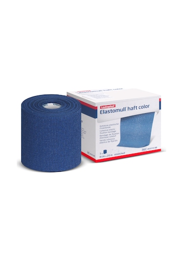 Elastomull Haft LF Bsn Fiksasyon Bandajı 8 CM x 20 M Mavi