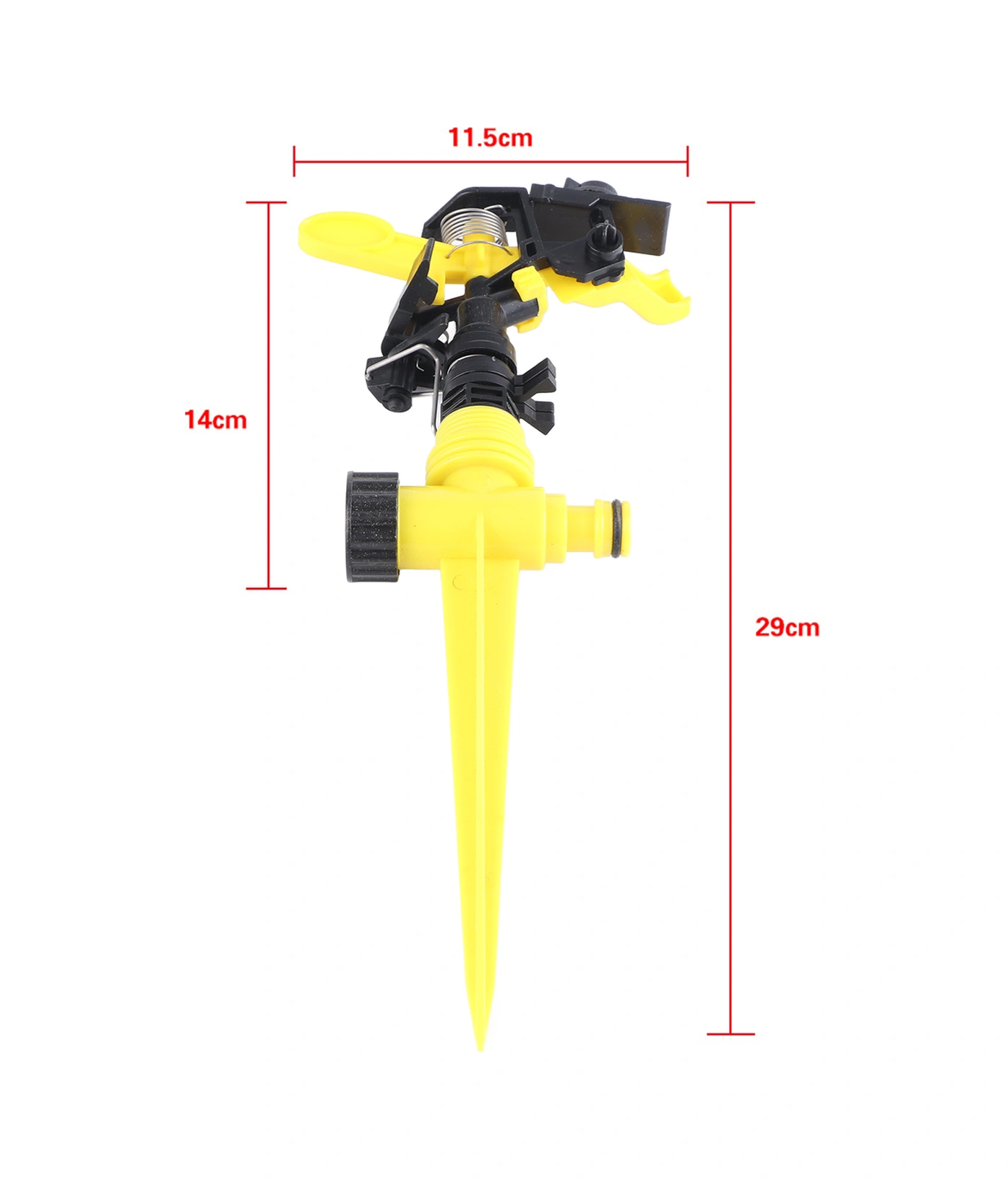 Hangfox 360 Derece Döner, Su Tasarruflu Abs Plastik Bahçe Sulama Sprinklerı 8-12.5m Yayılma