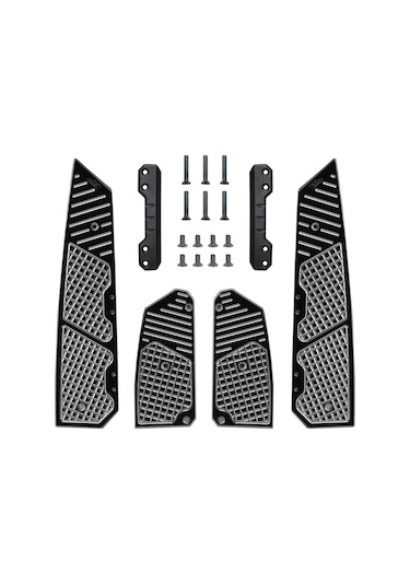 GP Kompozit  Honda Forza 250 2018-2025 Uyumlu Basamak Alüminyum Gri