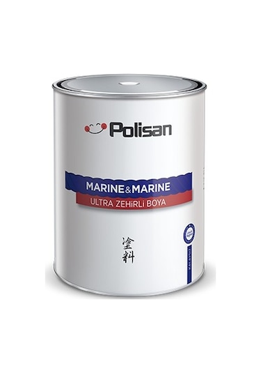 Polisan Marine Anti Ulra Zehirli Boya Kırmızı 1KG