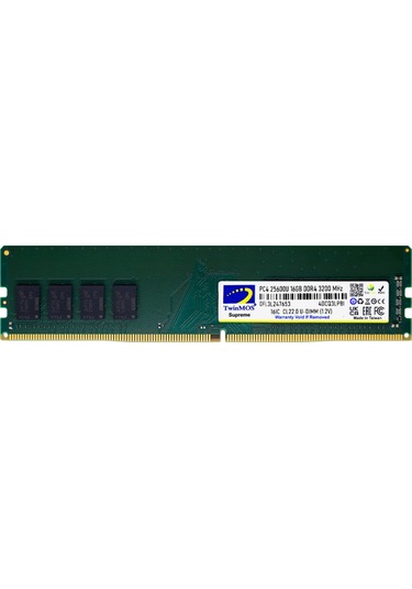 Twinmos Mdd416gb3200d, 16gb, Ddr4, 3200mhz, 1.2v Desktop Ram
