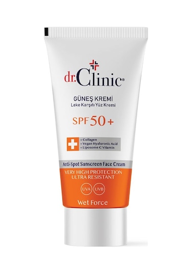 Dr. Clinic SPF50+ Güneş Koruyucu Krem 50 ML