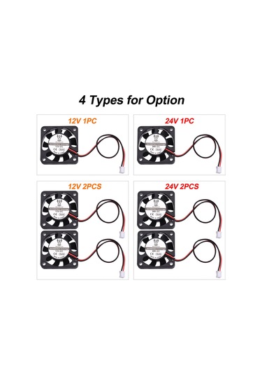 Gajeena Bıgtreetech 40x40x10mm Soğutma Fanı 24v 2 Adet Paketi