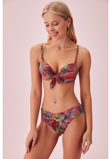 Suwen Önden Bağcıklı Full Dolgulu Bikini Üst Sb24640a1319