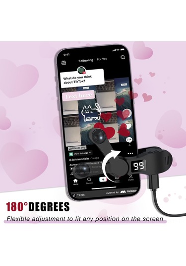 Honmex B-02 Siyah Telefon Otomatik Tıklayıcı: Sessiz, Canlı Yayıncılar İçin Elini Kurtarır, Uzun Ömürlü Mekanik Tıklama Teknolojisi