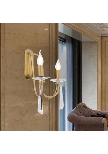 Damian Tekli Eskitme Modern Yatak Başı, Salon Aplik Eskitme