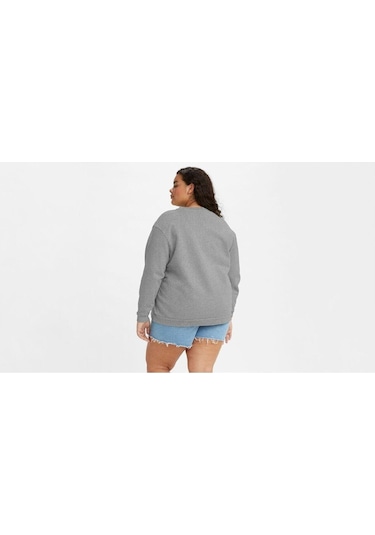Graphic Standard Crewneck Sweatshirt Plus -5299 Gri