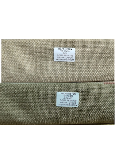 Milpa Keten Fon Perde.Farklı Ölçü Ve Pile Seçeneği 30 Renk