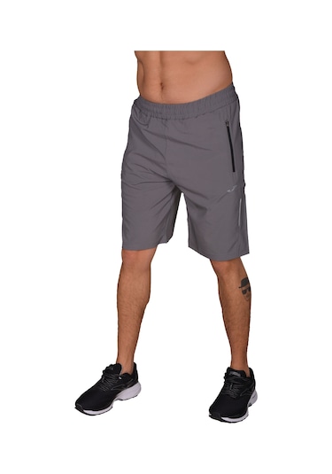 Joma Micro Dash - Erkek Gri Likralı Spor Şort- 4231414 Gri