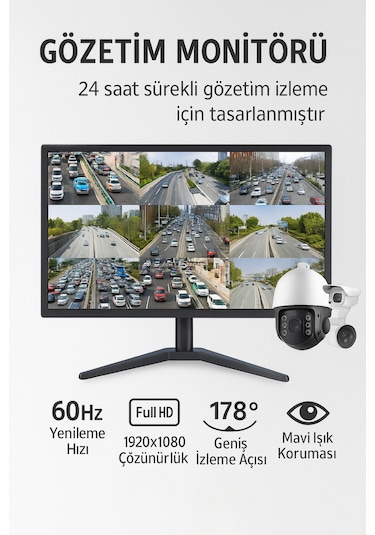 19 Geniş Ekran 60 Hz Led Monitör