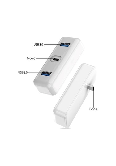 Usb Çoğaltıcı Çoklayıcı Usb-C Şarj Aleti Kılıfı Usb-C 61W-87W