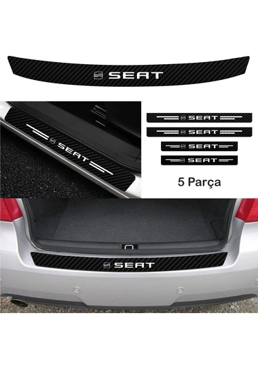 Eyphon Seat Bağaj Ve Kapı Eşiği Karbon Sticker Set