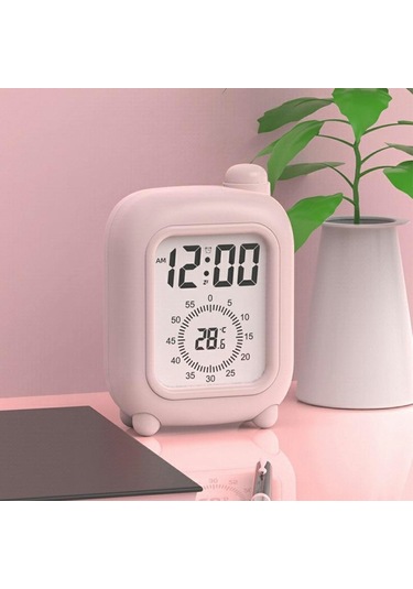 Mini Bavul Şeklinde Şarj Edilebilir Görsel Zamanlayıcı Saat Çalışma, İş, Öz Disiplin Ve Zaman Yönetimi Aracı - Mavi Mavi