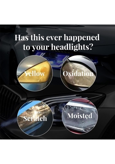 Fortunelane Far Ampulü Giderici: Kırık Tamiri, Parlaklık Artırma, Koruyucu Film - 100ml + Mendil + Sponge