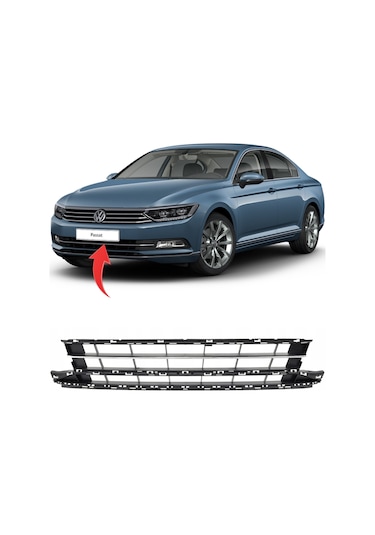 Vw Passat B8 Orta Izgara Kromlu 2015-2019 3G0853671K