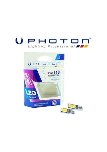 Photon T10 Led Oto Park Plaka Ampulü Beyaz Ph7020 W5W