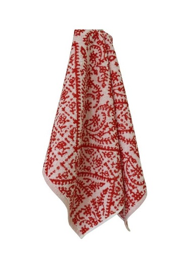 50x90 Fancy İplik Boya Jakarlı Bukle El Yüz Baş Havlusu