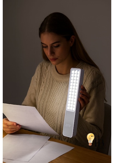 Zmr 60 Led Şarjlı Işıldak 4w, 300 Lumen, Acil Aydınlatma, Usb Şarjlı 1
