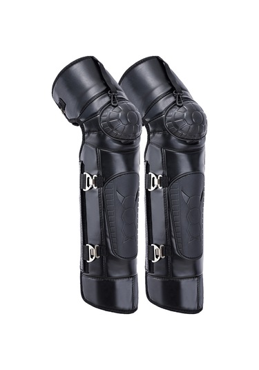 Motosiklet Diz Pedleri L Sarı - Siyah