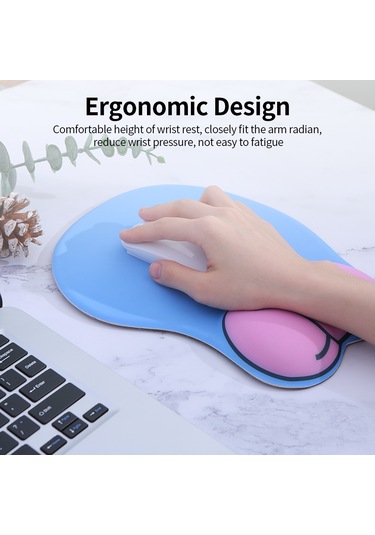 Skycity Kedi/rabbit/bowknot Desenli Silikon Fare Pedini, Dizaynlı Bilek Desteği İle Kaydırma Kabiliyeti Ve Kesin Konumlandırma Özelliğiyle