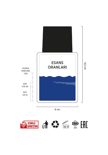 Gloria 258 Homme Sport Erkek Parfüm EDP 55 ML