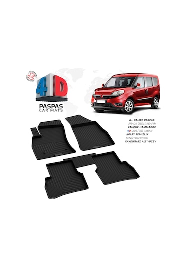 Türkmen Fiat Doblo 2 4d Havuzlu Paspas 2010 Ve Üzeri
