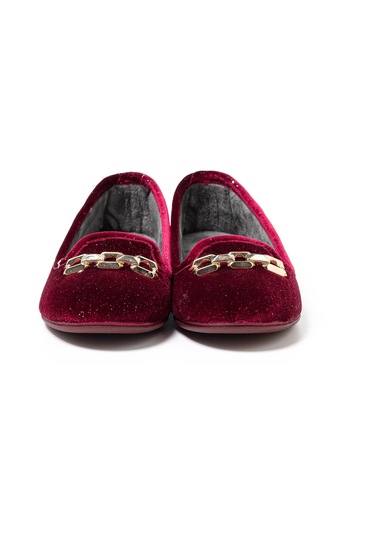 Burdeos Babet Kadın If5391 Berevere Baılarına Vulc. Copete Tercıopelo H048 Negro Burdeos