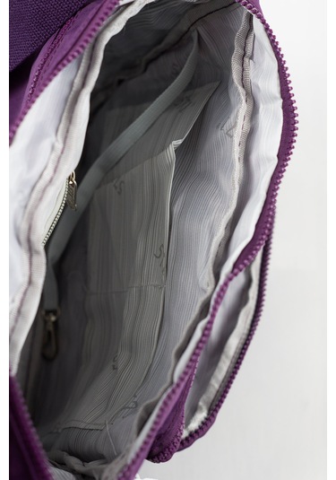 Krinkıl / Klinkır Su Geçirmez Kumaş Çok Gözlü Çapraz Kol Ve Omuz Postacı Çantası 116g Mor