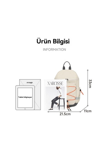 Hafif Açık Hava Sırt Çantası Nefes Alabilen Katmanlı Dağcılık Sırt Çantası Gri