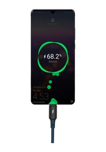 Foneng X87 60w Type-c To Type-c Örgü 1.2m Hızlı Data Ve Şarj Kablosu