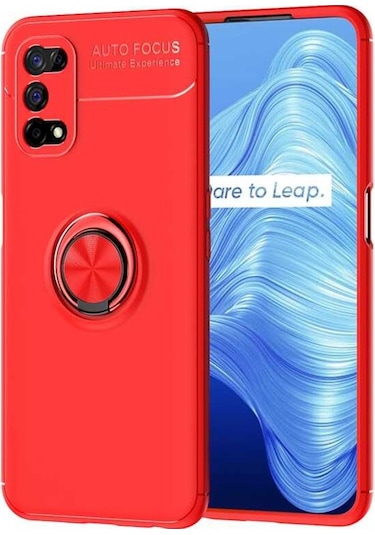 Realme 7 Pro Kilif Yüzüklü Magnetli Ravel Case 389753113