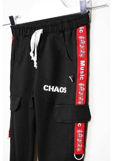 Gimeravm Gimer - Cepli Yazı Baskılı Eşofman - Mşl1601G Çok Renkli