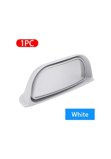 Beyaz B Sütunu Kör Nokta Aynası Araç Dikiz Aynası Geniş Açılı Arka Koltuk Yardımcı Gözlem Aynası Güvenlik Sürüş 1pc