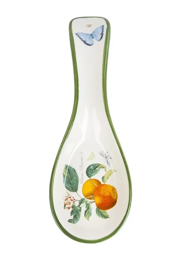 Dolomıte Mutfak İçin Kaşık Altlığı "fruit Garden" 23x8cm 176048237 Beyaz