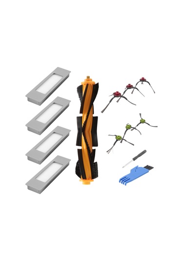 Crackedice Robot Süpürge İçin Yedek Aksesuar Seti