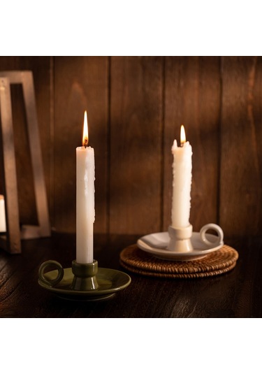 Karaca Home Fay Dekoratif Mumluk Beyaz 300.23.01.0359