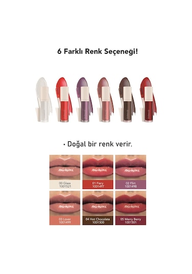 Farmasi Renkli Dudak Dolgunlaştırıcısı 00 Glass 8 ML