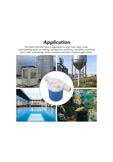Maiyame Plastik Otomatik Su Seviyesi Kontrol Valfi, Sızıntı Engeli, Kompakt, G1/2 Yan Girişli, Su Depoları İçin, Otomatik Açma/kapatma