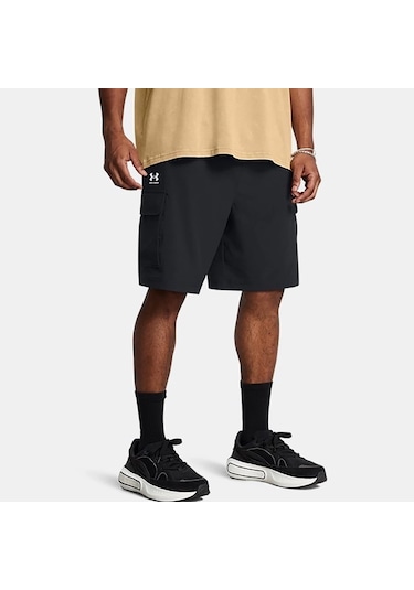 Under Armour Vibe Woven Cargo Erkek Siyah Şort 1386560 Siyah