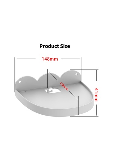 Springsun Bilgisayar Standı Duvara Monte Yönlendirici Braketi Kolay Kurulum Google Nest Wifi Yönlendirici Noktası